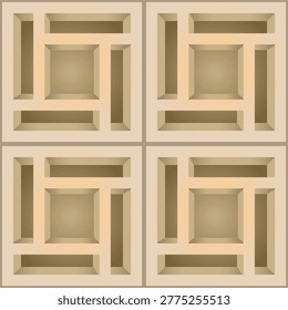 3d Dabble Squair tiles and design