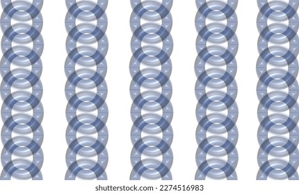 3D Dark Blue Checkerboard circle Repeat pattern, replete image, design for fabric printing