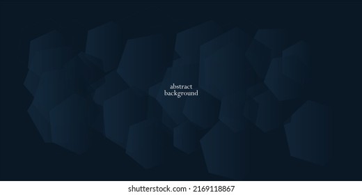 3d dark blue elegant background. interesting geometric, dark and light blend. suitable for presentation design, banners, brochures, websites, business, institution, company, foundations, seminars, etc