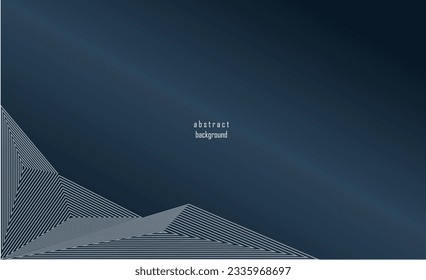 3d dark blue elegant background. interesting geometric, dark and light blend. suitable for presentation design, banners, brochures, websites, business, institution, company, foundations, seminars, etc