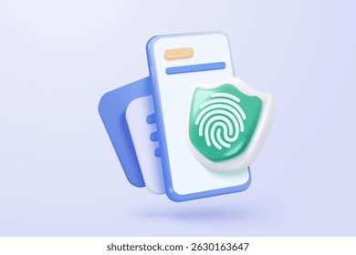 3d data protection privacy icon signs and cyberspace solutions with secure digital buttons. checkmark shield password secret personal database account. 3d data file icon vector render illustration