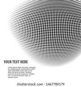 3D decorative balls with chess dot spheres isolated on white. Vector illustration EPS10. Design elements for your advertising flyer, presentation template, brochure layout, book cover
