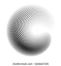 3D decorative shell shellfish with dot spheres isolated on white. Vector illustration EPS10. Design elements for your advertising flyer, presentation template, brochure layout, book cover.