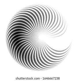 3D decorative shell shellfish with dot spheres isolated on white. Vector illustration EPS10. Design elements for your advertising flyer, presentation template, brochure layout, book cover.