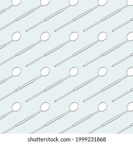 3d dental tools pattern isometric with background in healthcare and medical concept. Dental concept. Vector illustration.