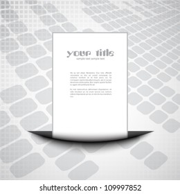 3d design of a card in cut out background