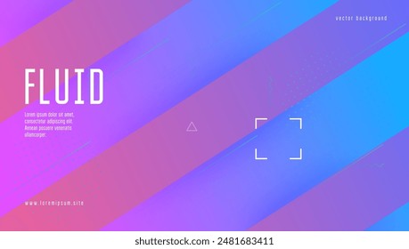 3d Design. Dark Music Pattern. Purple Rainbow Background. Vector Shape. Paper Gradient Template. Horizontal Ui. Party Landing Page. Pink 3d Design