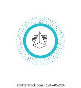 3d, design, designer, sketch, tools Line Icon. Vector isolated illustration