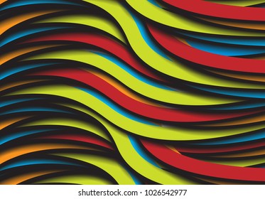 3d design geometric  line background  colorful,  templates for cover poster, banners, flayer,