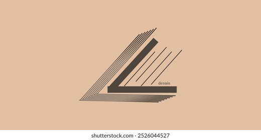 3d design with gray color with luxurious nuances with brown background