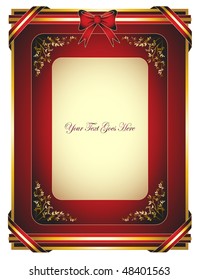 3D design greeting card for congratulation or invitation