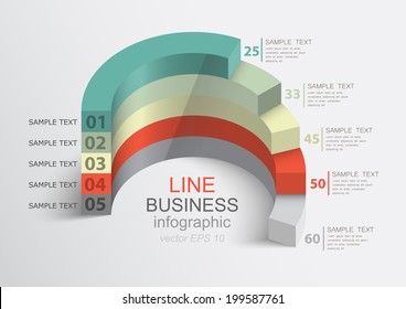 3d design infographics for presentations, seminars, advertising