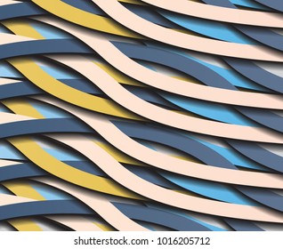 3d design line geometric background colorful  paper cut line,  templates for cover poster, banners, flayers, 