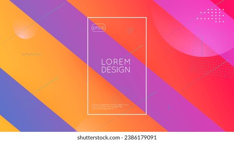 3d Design. Party Vector Background. Purple Techno Texture. Music Fluid. Neon Spectrum Brochure. Horizontal Ui. Flat Landing Page. Pink 3d Design