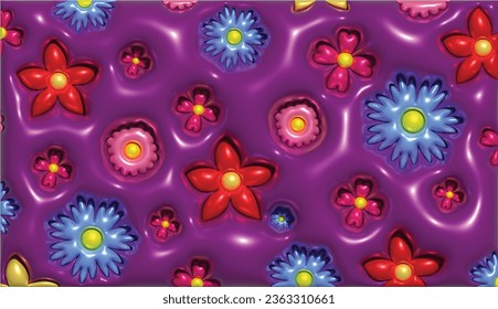 3d design.Colorful wallpaper Digital image with a psychedelic stripes. Argent base for website, print, basis for banners, wallpapers, business cards, brochure, banner
