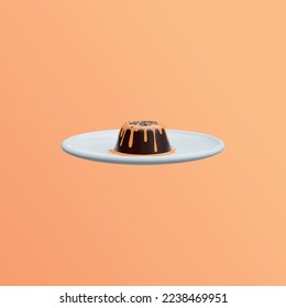3D Dessert Illustration Suitable for any kind of business