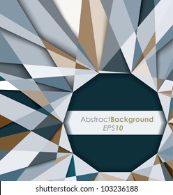 3D Diamond Abstract Background