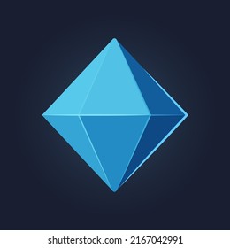 Objeto de diamante 3D y símbolos para el juego. Elementos de protección y restablecimiento de la salud, elementos auxiliares. Colección de iconos de representación 3d para una aplicación o interfaz de juego.