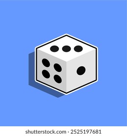 3d dice game with numbers 1,3 and 4