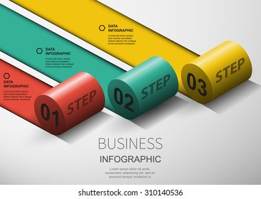3d digital design infographic achievements and results