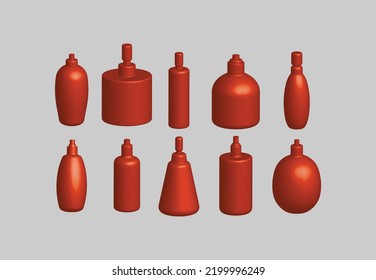 3d dimenion bottles design. bottle design 3d