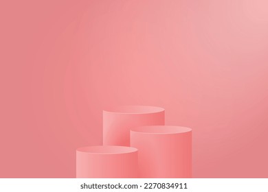 Fondo de producto de podio de pantalla 3D 