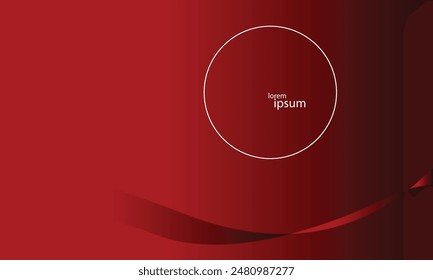 3D dominant red gradient is suitable for Valentine's background material, Indonesian independence, banners, posters and wallpapers
