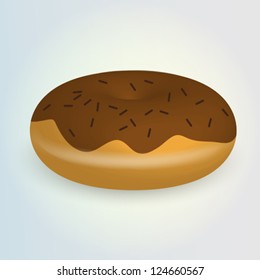3D donut vector