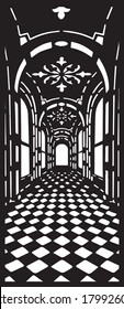 3D door lines suitable for CNC, laser, plasma, stencil removal, wall or door design.