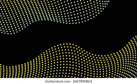 3D dotted burst forming a central optical ripple