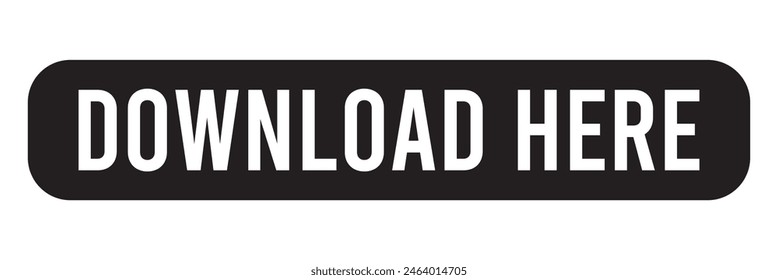3D download button icon. Upload icon. Down arrow bottom side symbol. Click here button. Save cloud icon push button for UI UX, website, mobile application.