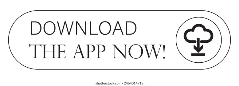 3D download button icon. Upload icon. Down arrow bottom side symbol. Click here button. Save cloud icon push button for UI UX, website, mobile application.