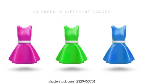 Premium Vector  A drawing of a dress with different colors and different  colors.