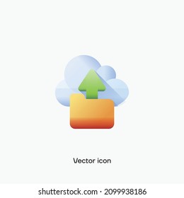 3D Drive vector icon. Premium quality.