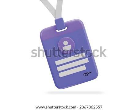 3d driver license, id card, plastic card icon