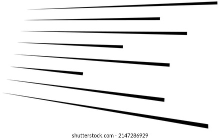 3D dynamic lines, stripes element in perspective geometric vector