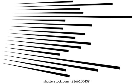 3D dynamic lines, stripes element in perspective geometric vector