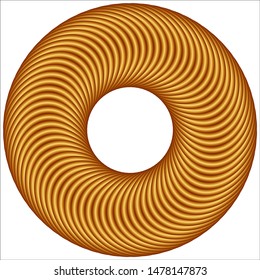 3D of Dynamics of Toroidal Helical Coils