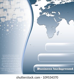 3d earth abstract business background