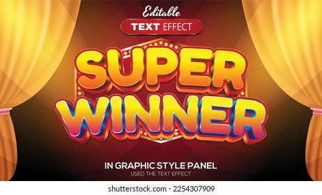 3d editable text effect casino theme
