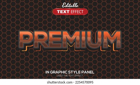 Tema premium de efecto de texto editable 3D 