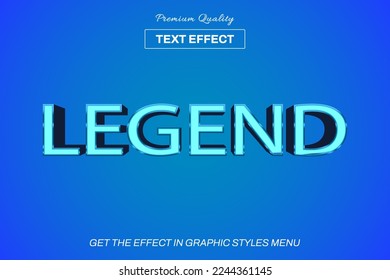 3D editable text effect template