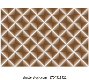 3d effect seamless background wallpaper metal tiled pattern.