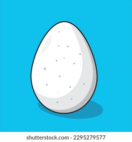 Ilustración realista del vector de huevo de 3.ª