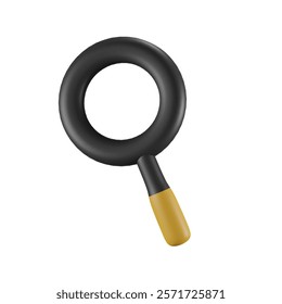 3d element icon search bar for supporting application apps