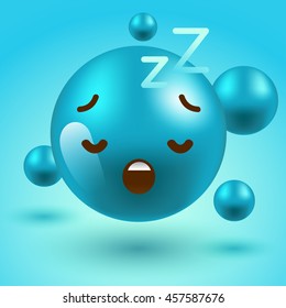 3d Emoticon : Vector Illustration