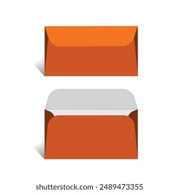3D Envelope Dieline template Design