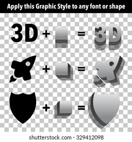 3d Extruder Graphic Styles