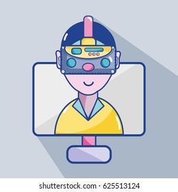 3d eyeglasses virtual experience game
