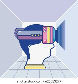 3d eyeglasses virtual experience game